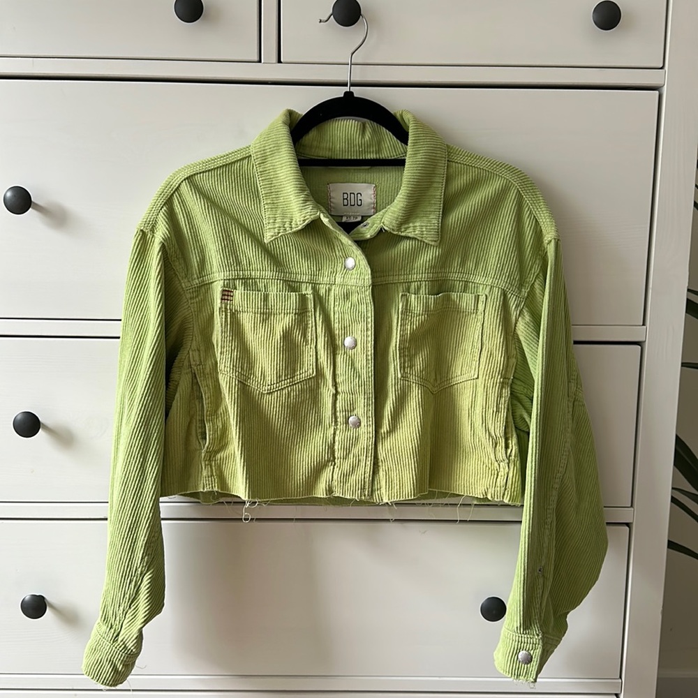 Corduroy Cropped Jacket